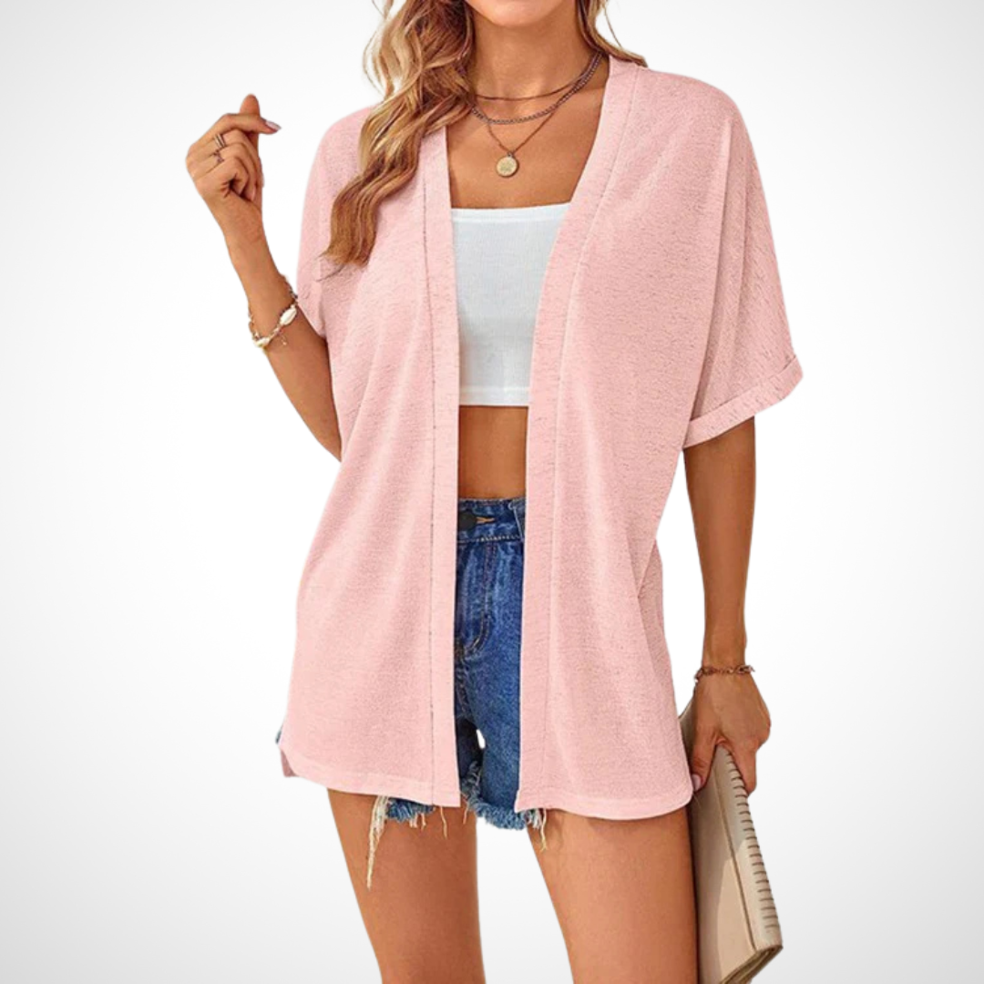 Julie™ - Stylish Flowy Short Sleeve Cardigan
