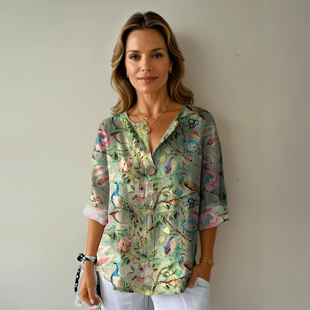 GILLIE – VINTAGE-INSPIRED BLOUSE