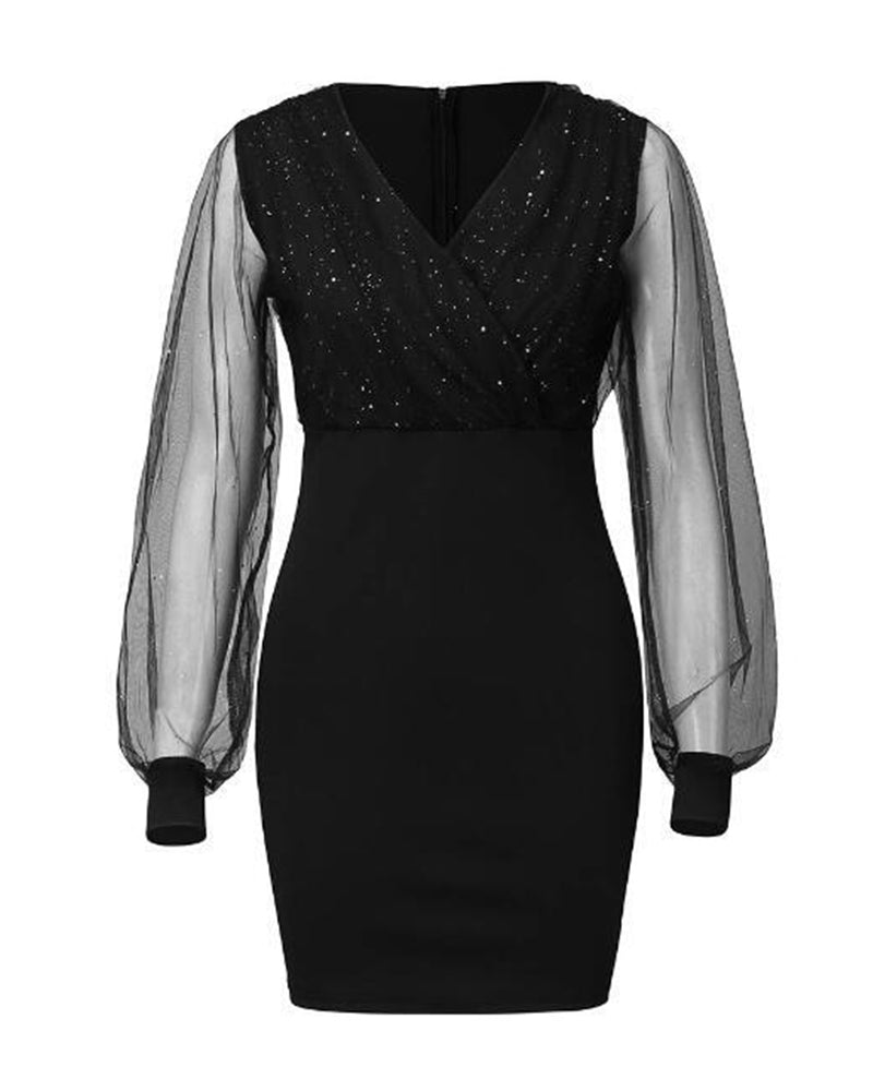 Edith - Elegant Casual Mesh Dress