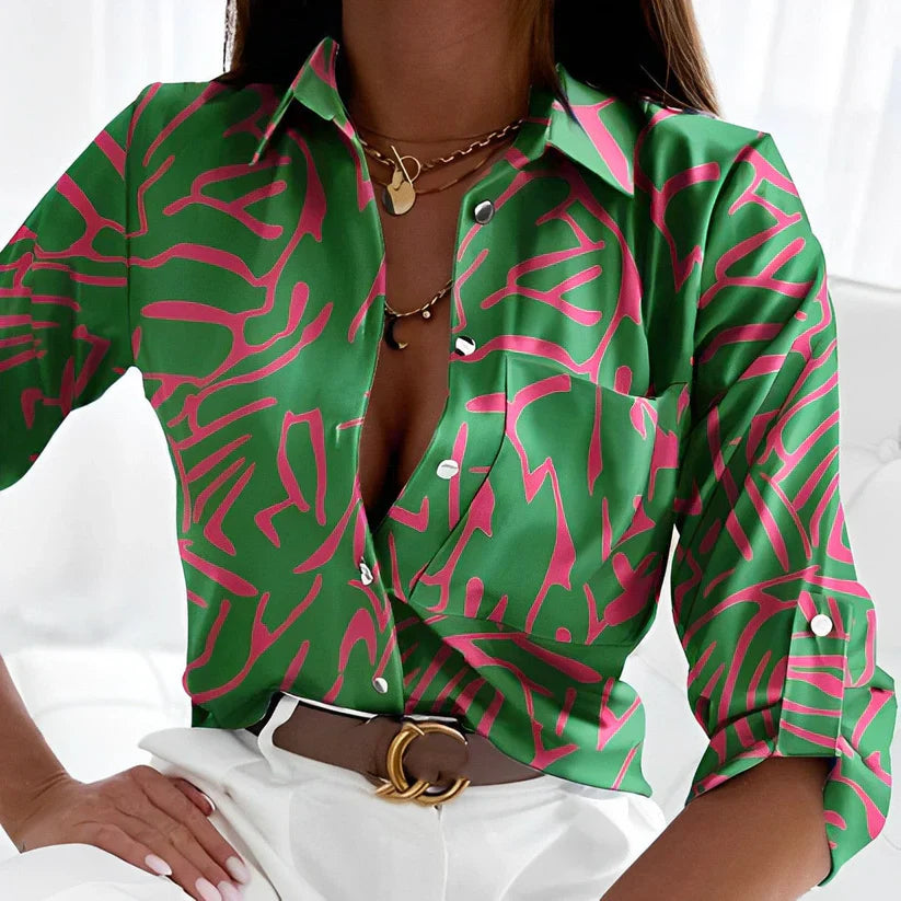 Azul - Elegante Groene Blouse