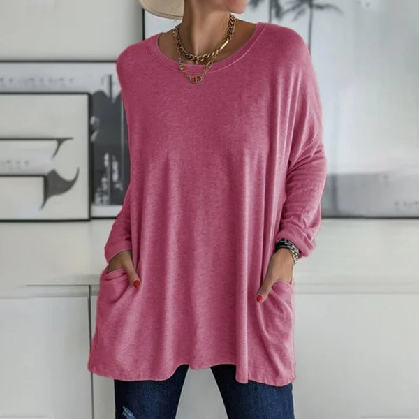 Aelira | Relaxed Long Sleeve Top