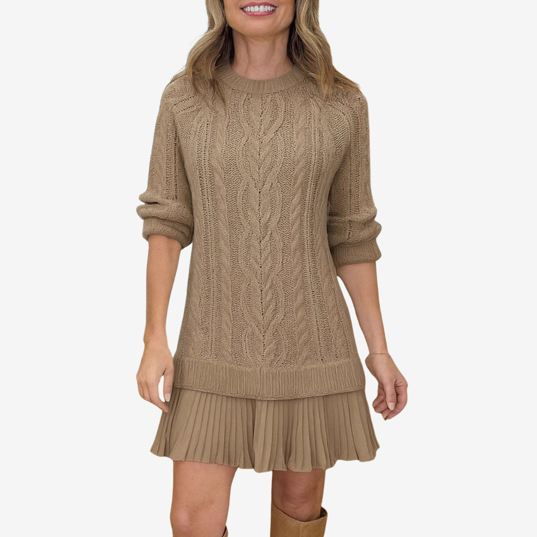 Freya™ - Knitted sweater dress