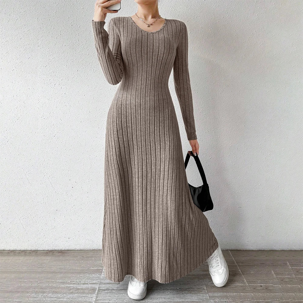 Lucy Rose - Elegant Midi Dress for Women
