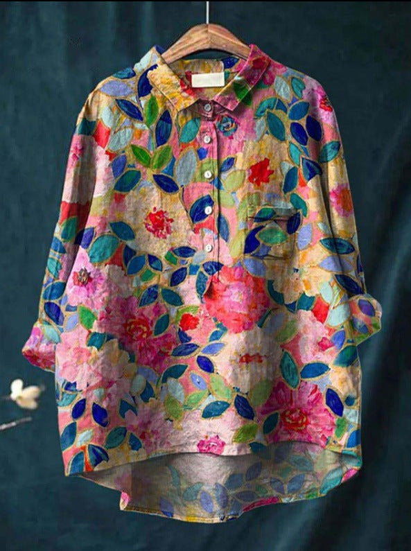 FLORAL AMELE | BLOUSE