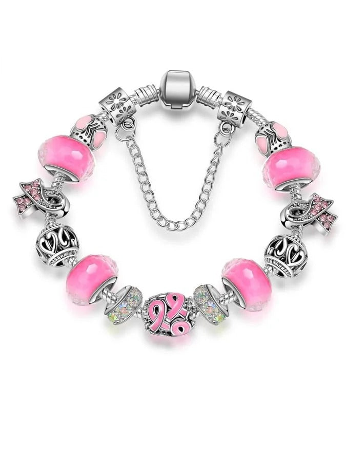 Joyful unity bracelet | Together against breast cancer 1+1 FREE
