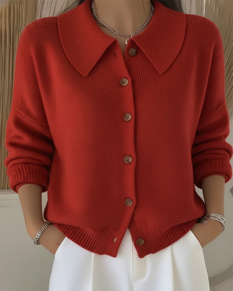 Long Sleeve Buttoned Blazer