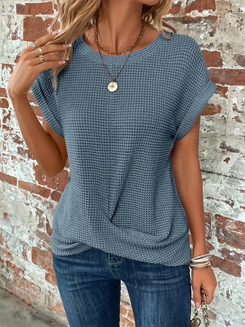 Lisa | Women's Blouse Elegant Round Neck Design